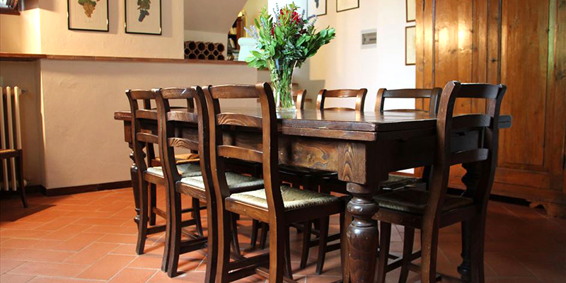 Gorgeous diningroom at Il Ciliegio
