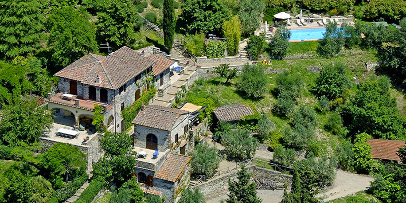 Aerial view, Casa Fede