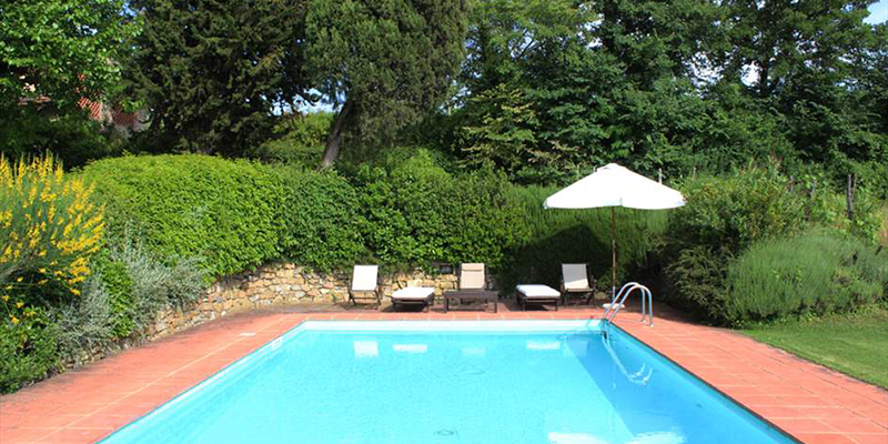 Poolside views at Il Gelso