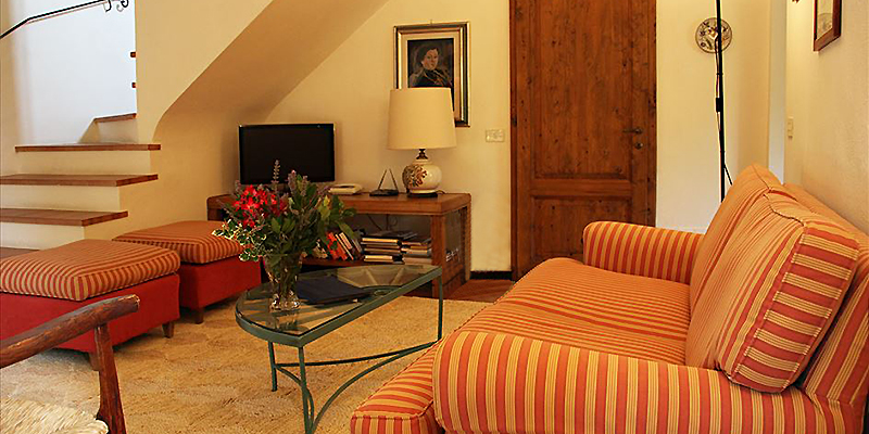Livingroom spaces at Il Gelso