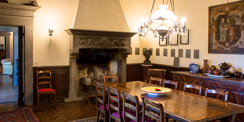 Dining area at Villa Collegale