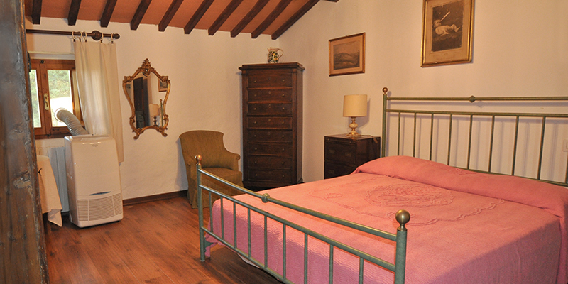 Charming bedrooms at Villa Collegale