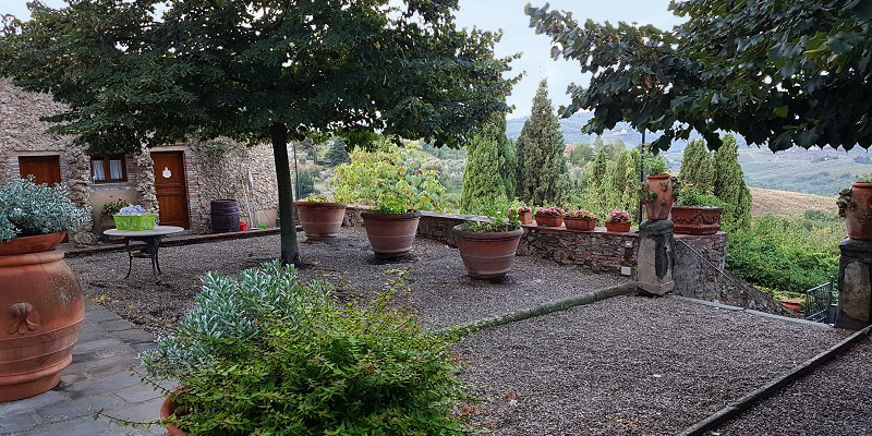 Beautiful grounds of Villa Collegale